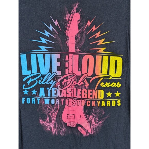 Billy Bobs Texas Forth Worth Stockyards T Shirt Honky Tonk Womens XL Country - Picture 2 of 6